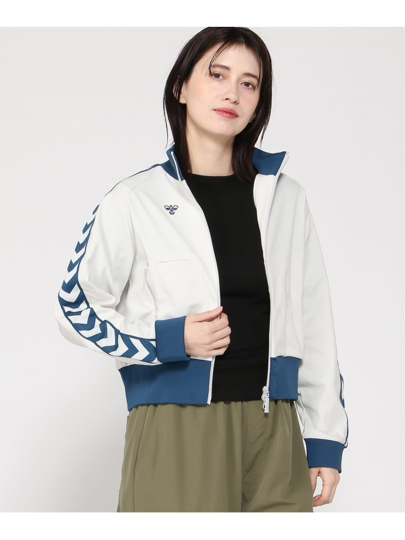 hummel hummel/(U)HMP トラックジャケット エスラッシュ ジャケット・アウター ブルゾン・ジャンパー ブラック グレー【送料無料】 9,240円