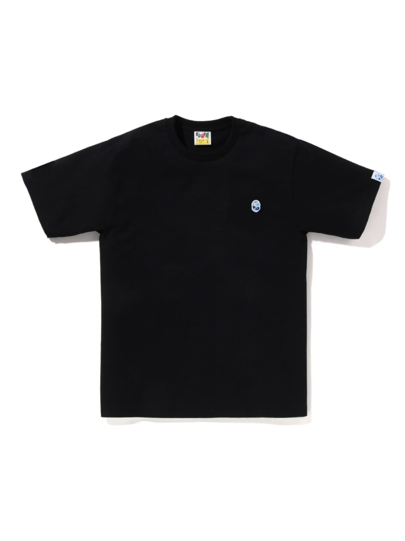 A BATHING APE (M)ABC CAMO ONE POINT TEE M ア ベイシング エイプ トップス カットソー・ティーシャツ 白いこと 黒いこと【貨物輸送無料】