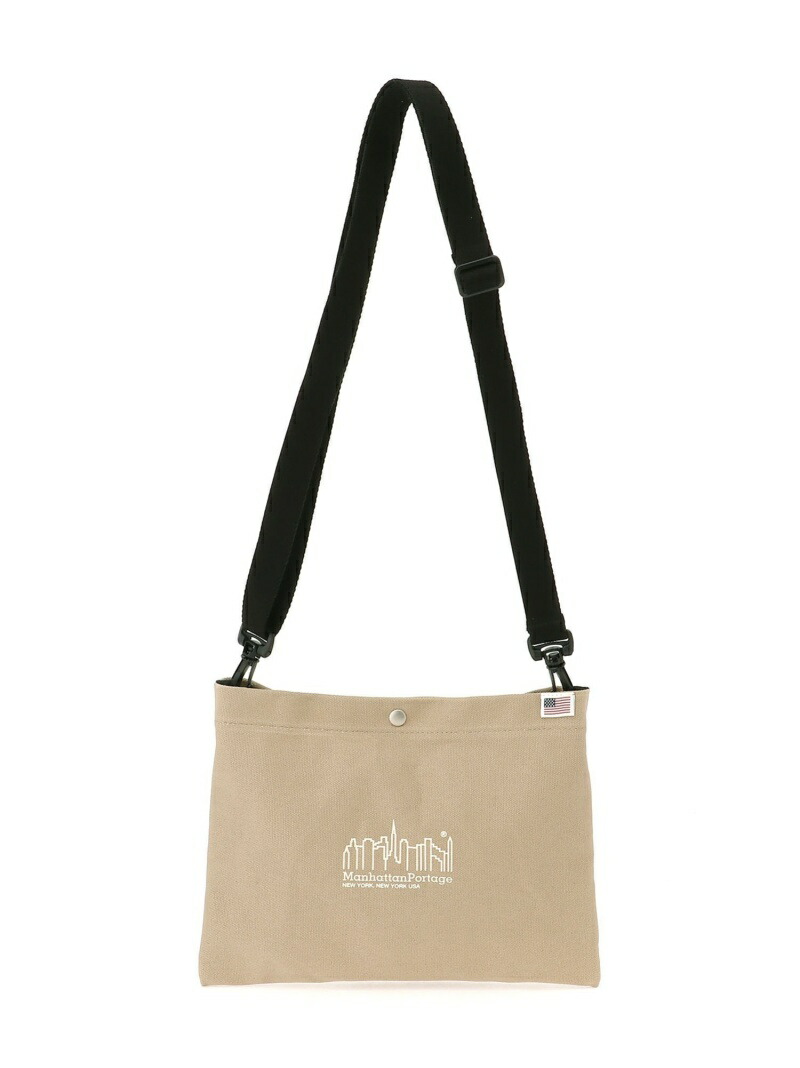 Manhattan Portage 1487CNVS Botanical Sullivan Shoulder Bag Canvas マンハッタンポーテージ バッグ ショルダーバッグ ベージュ ブラック グリーン【送料無料】