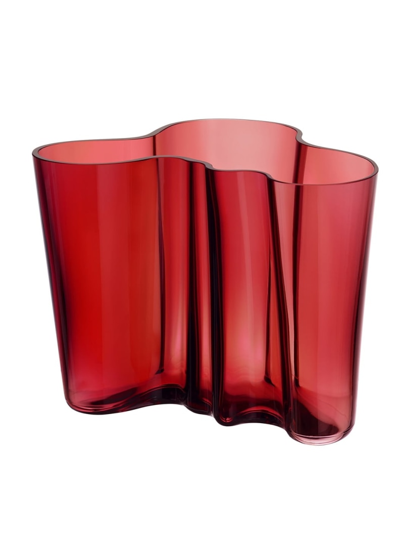 IITTALA [堅苦しさ] イッタラ アアルト 軍事基地 160粍 クランベリー イッタラ 室内装飾・やって行く雑貨 御花軍事基地・花立て【貨物輸送無料】