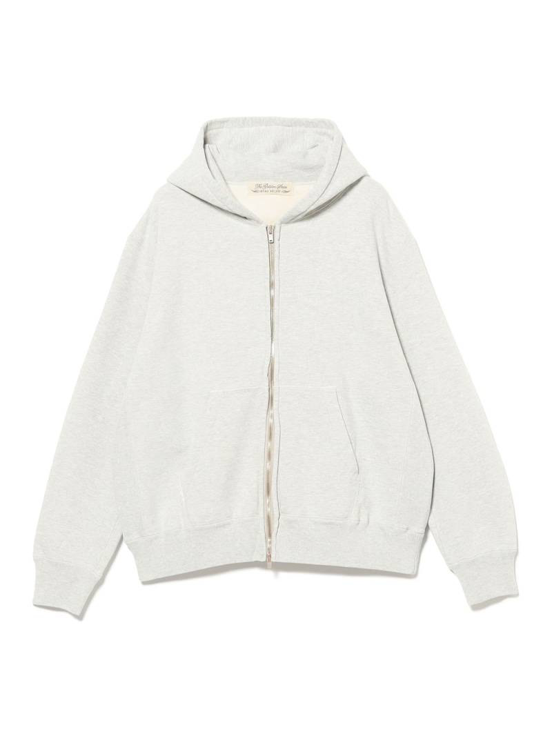 BEAMS PLUS 【別注】REMI RELIEF / Sweat Zip Hoodie Heather Grey ビームス メン トップス スウェット・トレーナー 薄墨色【貨物輸送無料】
