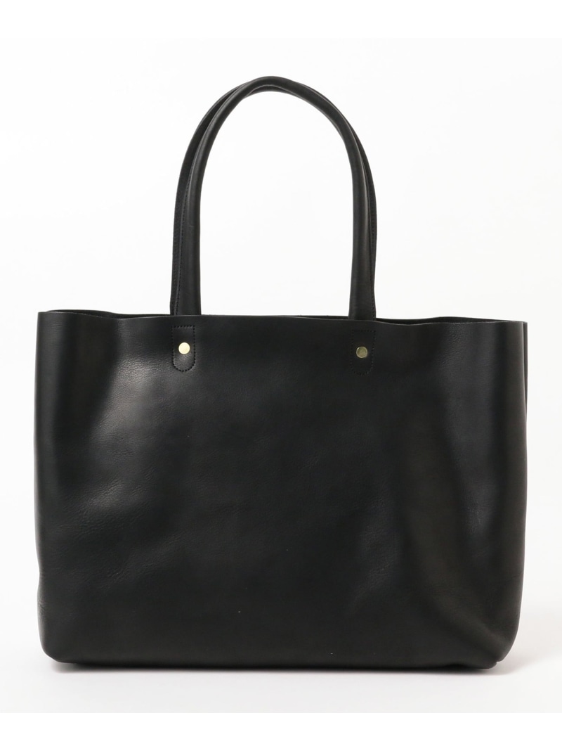 BEAMS 【ビームスの百名品】SLOW/ 別注 TOTE レザートートバッグ 26SS ビジネス 新生活 仕事 上品 レザーバッグ ビームス メン バッグ トートバッグ ブラウン ブラック【送料無料】