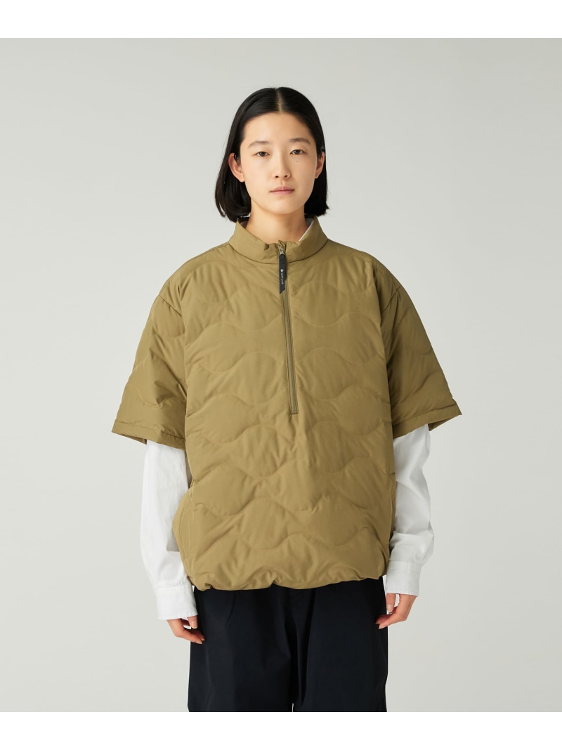 【SALE／20%OFF】Snow Peak Seamless Quilted Down Pullover スノーピーク ジャケット・アウター ダウンジャケット・ダウンベスト 黒いこと 緑であること【RBA_E】【貨物輸送無料】
