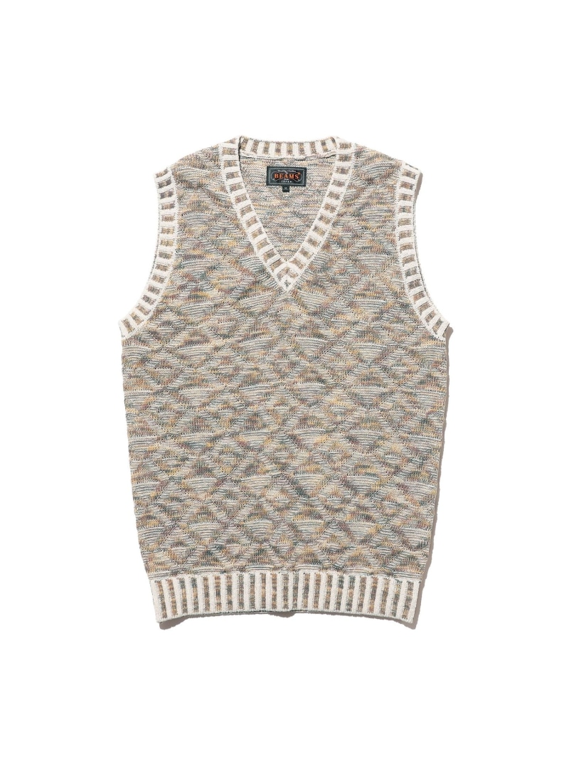 BEAMS PLUS V-Neck Vest \