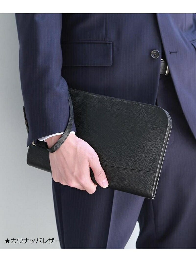 Rakuten Fashion Men Takeo Kikuchi Black X Black Leather Clutch