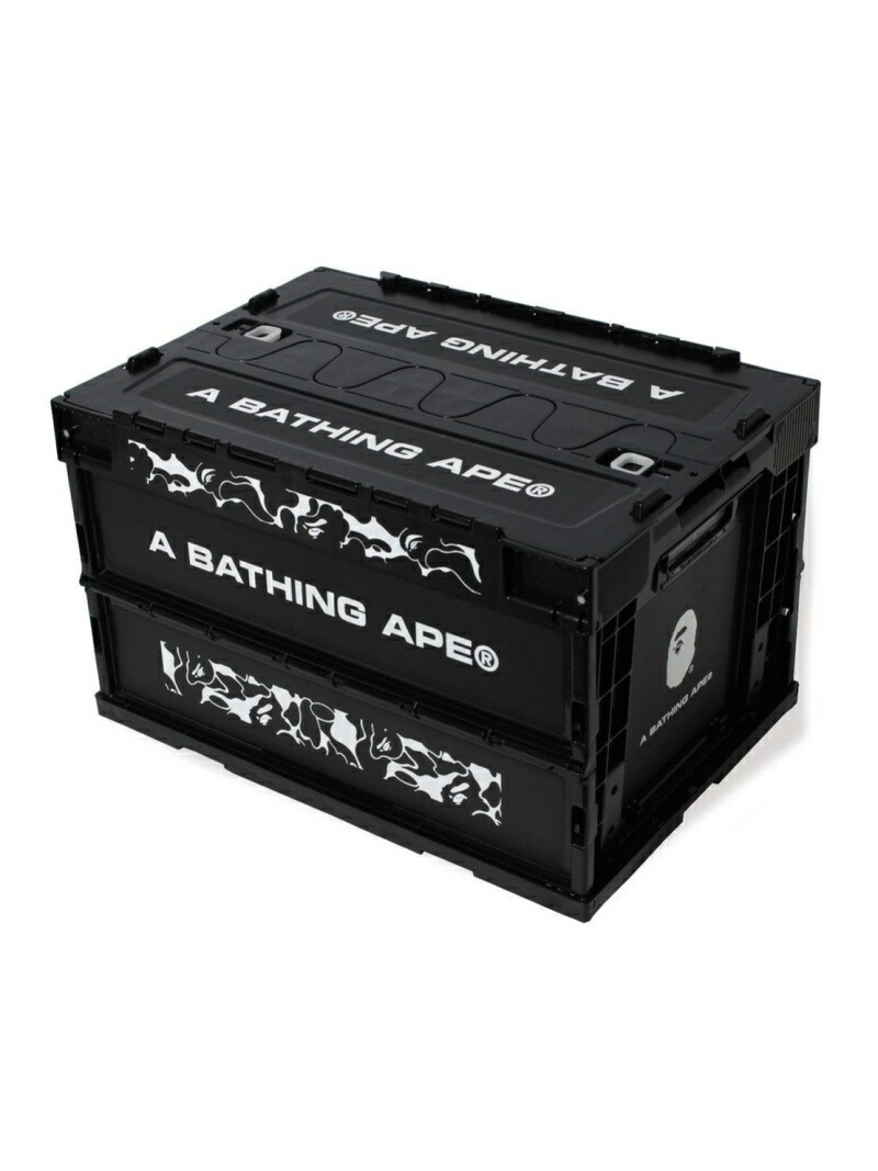 A BATHING APE A BATHING APE CONTAINER 51L M ア ベイシング エイプ インテリア・生活雑貨 収納用品・棚・ラック ブラック