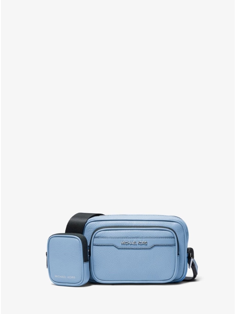 【SALE／84%OFF】MICHAEL KORS COOPER ダブルジップ カメラバッグ ウィズ ポーチ マイケルコース マイケル・コース バッグ ショルダーバッグ ブルー【RBA_E】【送料無料】