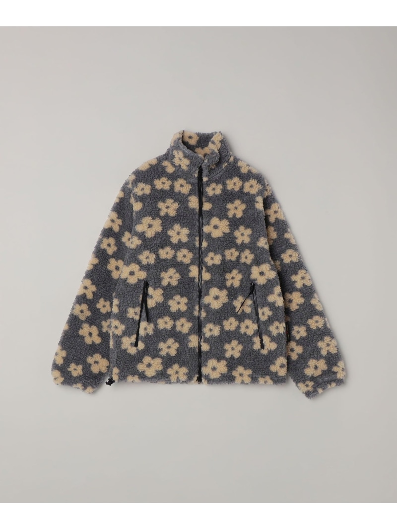 SHIPS any FARFIELD ORIGINAL: ボア フリース FELL JACKET シップス ジャケット・アウター ブルゾン・ジャンパー ブラック ブラウン【送料無料】