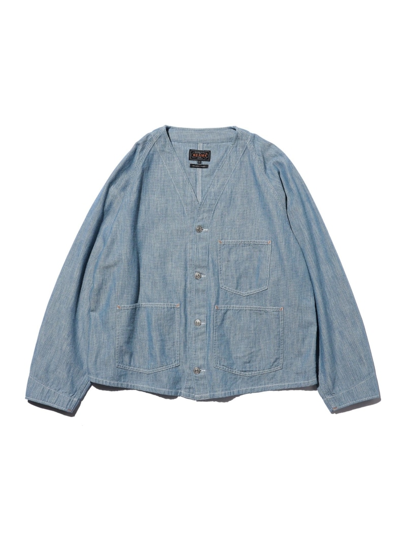 BEAMS PLUS Engineer Jacket Indigo Oxford ビームス メン ジャケット・アウター ブルゾン・ジャンパー ネイビー【送料無料】