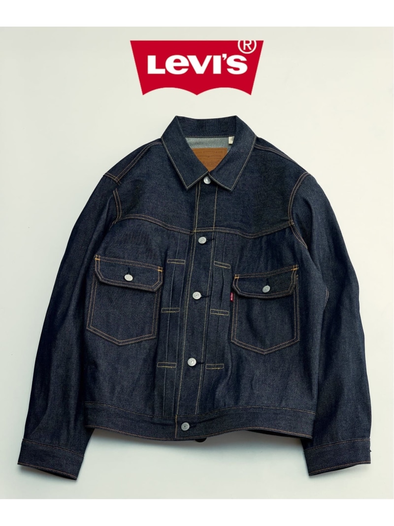 JOURNAL STANDARD relume 《取って置く》Levi\u0027s(R) / リーヴァイズジーンズ(R) 別注 TYPE2リジッド トラッカージャケット 逐次刊行物 標準尺度 レリューム ジャケット・アウター ジーンズ上衣 米国海軍【先んずる取って置く】*【貨物輸送無料】
