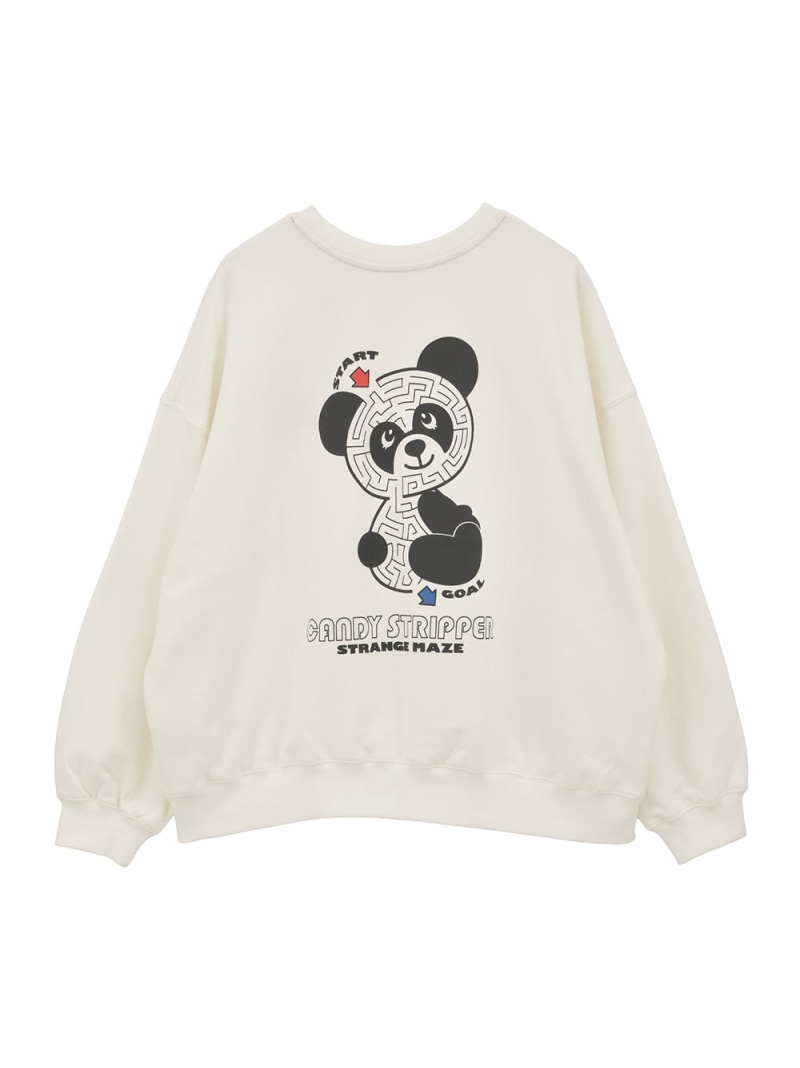 【SALE／30%OFF】Candy Stripper CANDY MAZE SWEAT キャンディストリッパー トップス スウェット・トレーナー ホワイト ネイビー オレンジ ブラック【RBA_E】【送料無料】