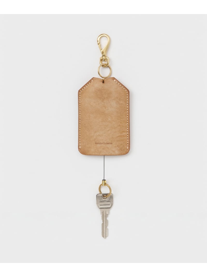 GARDEN TOKYO Hender Scheme/エンダースキーマ/cord reel chain 庭園 流行り物雑貨 余分の物の流行り物雑貨 ベージュ 黒いこと【貨物輸送無料】