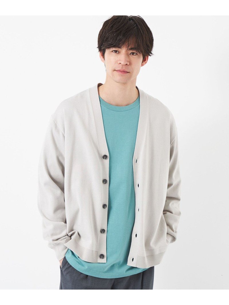 UNITED ARROWS green ネイビー オレンジ カーディガン ユナイテッド 