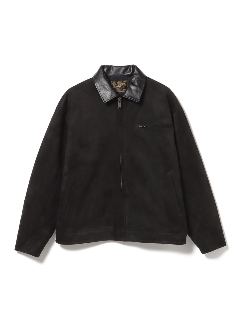 BEAMS HEART MEN 【追加生産決定！】フェイクスエード ショート ブルゾン 25AW ビームス ハート ジャケット・アウター ブルゾン・ジャンパー ブラック ブラウン【送料無料】｜ Fashion Men 10,164円