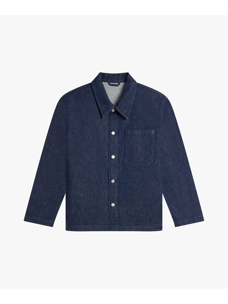 agnes b. HOMME メンズ コットン 長袖 オーバーシャツ アニエスベー トップス シャツ・ブラウス ネイビー【送料無料】｜ Fashion Men 38,610円