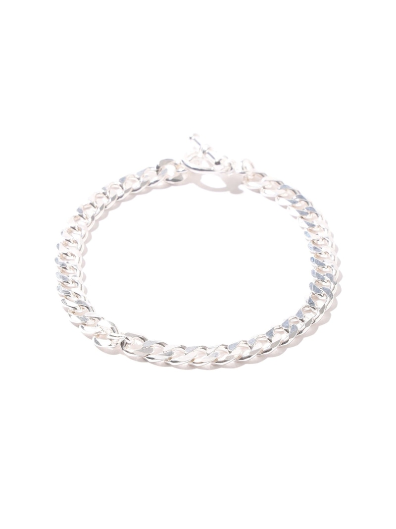 BEAMS BEAMS|カーブ チェーン ブレスレット SILVER925|メンズ アクセサリー ブレスレット|シルバー925素材|マンテル式 シンプル 洗練されたデザイン|通年着用 オールシーズン ビームス メン アクセサリー・腕時計 ブレスレット・バングル シルバー【送料無料】| Fashion Men