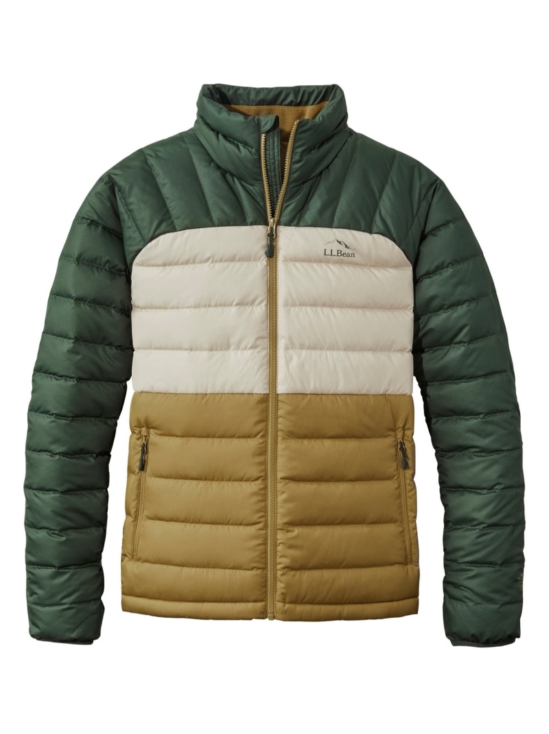 【楽天市場】L.L.Bean ビーンズ・ダウン・ジャケット、カラーブロック エルエルビーン ジャケット・アウター ダウンジャケット・ダウン