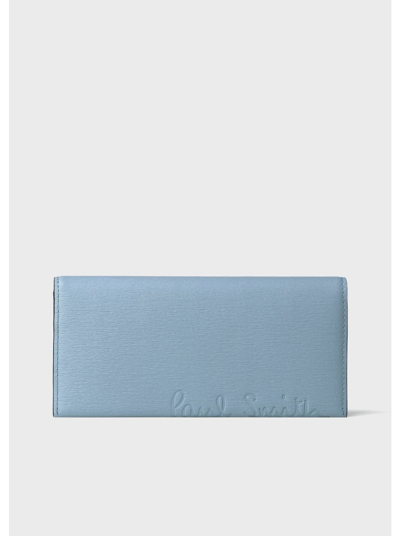 Paul Smith クロップドロゴ 長金入れ 極点・スミス 金入れ・合切袋・容れもの 金入れ 黒いこと 緑であること 青碧【貨物輸送無料】