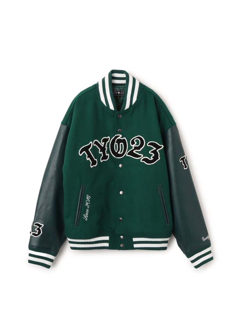 【SALE/35%OFF】TOKYO 23 TOKYO 23 Varsity Jacket GREEN アトモス ジャケット・アウター その他のジャケット・アウター グリーン【RBA_E】【送料無料】| Fashion Men