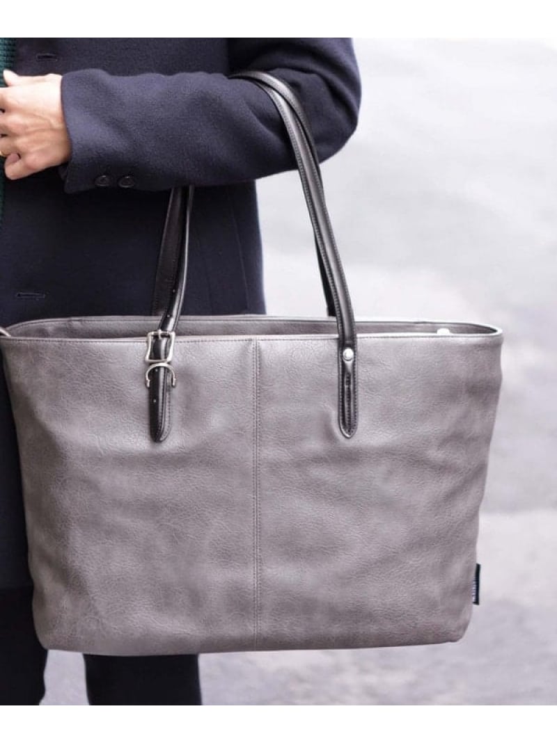 【SALE／10%OFF】UNION STATION 【PRO-SPERITY/プロスペリティ】別注 フェイクレザートートバッグ メンズ ビギ バッグ その他のバッグ ブルー ネイビー グレー ブラック【RBA_E】【送料無料】