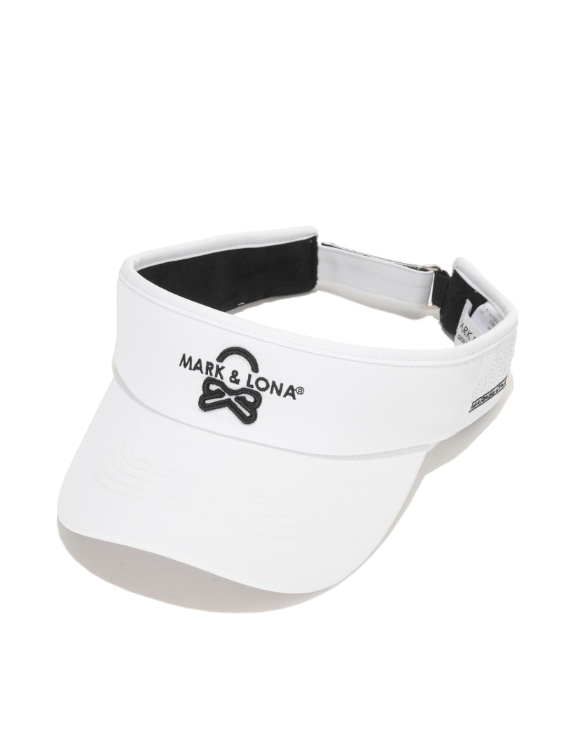 【SALE／20%OFF】MARK \u0026 LONA Option Crystal Flag Visor ｜ MEN and WOMEN マークアンドロナ 鳥打ち帽 サンバイザー 白いこと 黒いこと さくら色【RBA_E】【貨物輸送無料】
