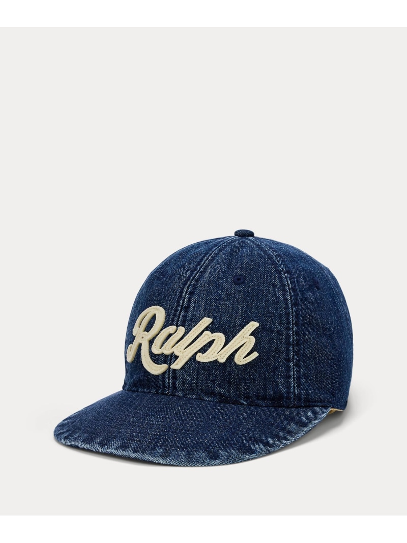 POLO RALPH LAUREN The Ralph ロゴ デニム ボール キャップ ラルフローレン 帽子 キャップ ネイビー【送料無料】 12,848円