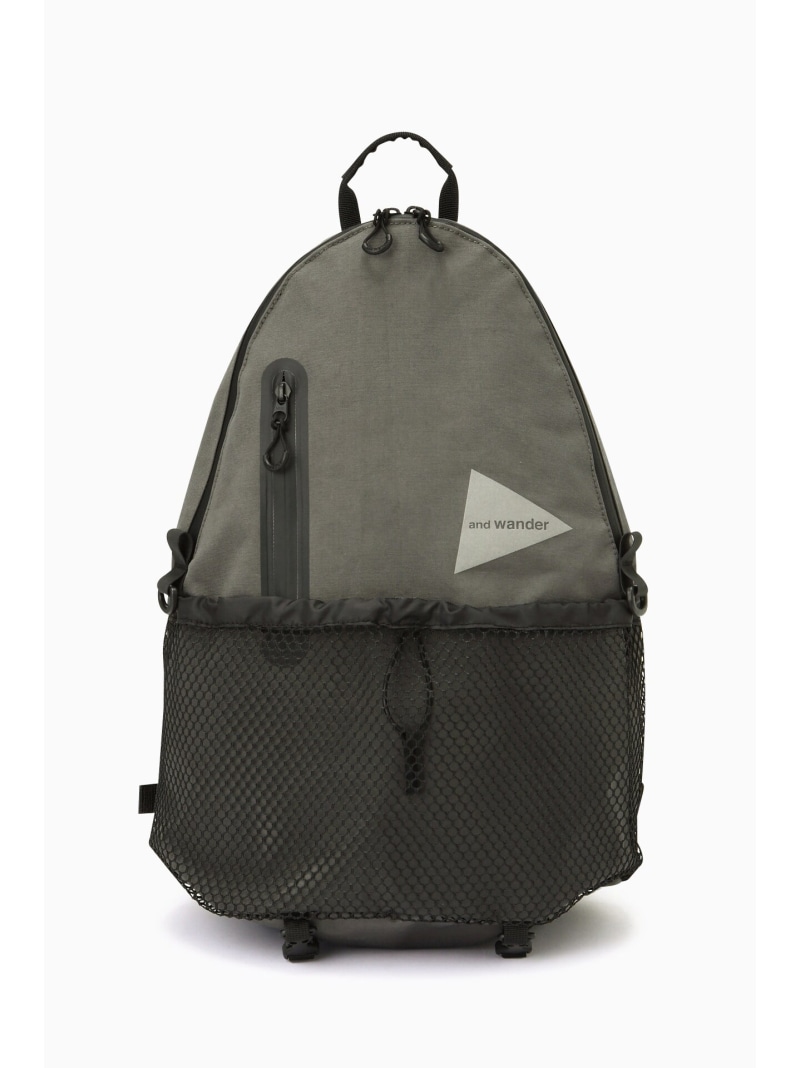 【SALE／30%OFF】and wander PE/CO 20L daypack アンドワンダー バッグ その他のバッグ カーキグリーン グレー【RBA_E】【送料無料】｜ Fashion Men