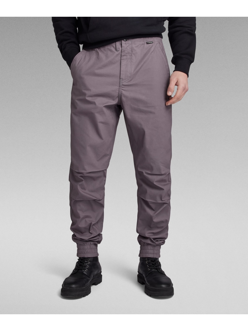 【SALE／30%OFF】G-Star RAW 【堅苦しさ販売店】UNISEX TRAINER RCT/伸び伸びする裾リブジョグパンツ/ジョガーパンツ ジースターロゥ ズボン下 ジャージ・スウェットパンツ 薄墨色【RBA_E】【貨物輸送無料】