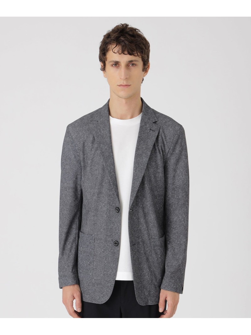 【SALE／30%OFF】BLACK LABEL CRESTBRIDGE メランジプリントライトブリーズジャケット ブルーレーベル / ブラックレーベル・クレストブリッジ ジャケット・アウター その他のジャケット・アウター ブルー グレー【RBA_E】【送料無料】｜ Fashion Men