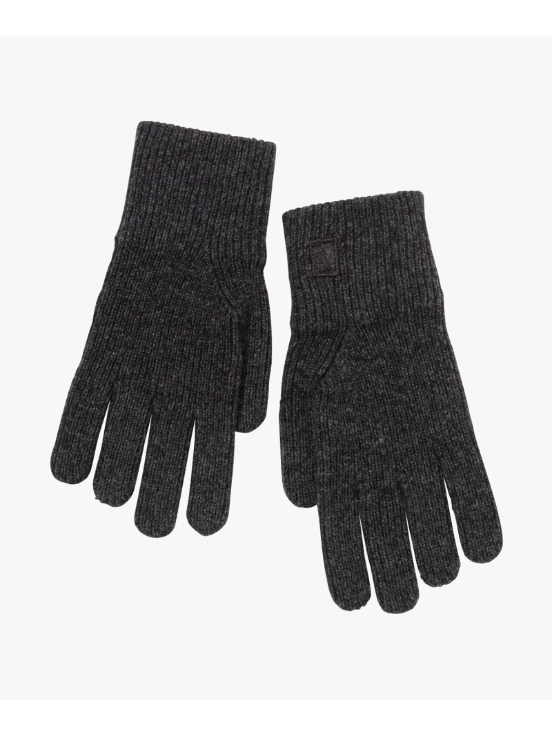 AIGLE ウールリブニットグローブ エーグル 流行り物雑貨 グローブ 黒いこと【貨物輸送無料】