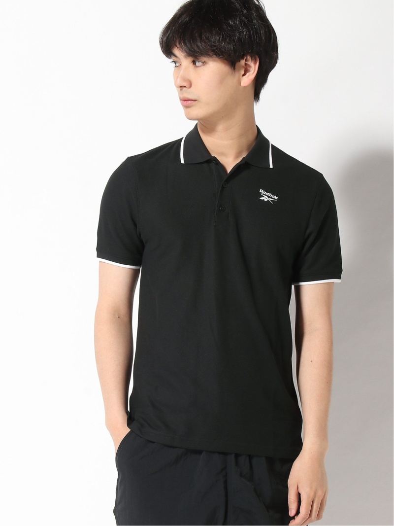 Reebok 訓連 エッセンシャルズ ポロシャツ Training Essentials Polo Shirt リーボック リーボック カットソー ポロシャツ 黒人 送料無料 Reebok メンズ カットソー リーボック Lignumvitaesolutions Com