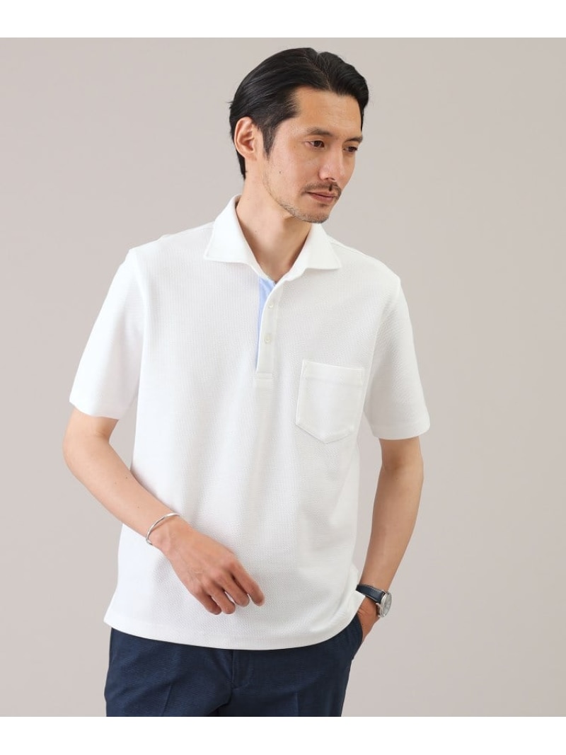 【SALE／26%OFF】TAKEO KIKUCHI 【抗菌防臭/9色5大きさ詳しく述べる】ハニカムメランジ スポーツシャツ タケオキクチ トップス スポーツシャツ パープル 米国海軍 白いこと ベージュ 薄墨色 さくら色 緑であること 青碧【RBA_E】【貨物輸送無料】