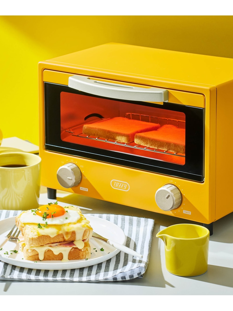 Toffy 【Toffy/トフィー】遠赤ヒーターオーブントースター K-HTS2 トフィーストア 食器・調理器具・キッチン用品 キッチン家電 イエロー【送料無料】