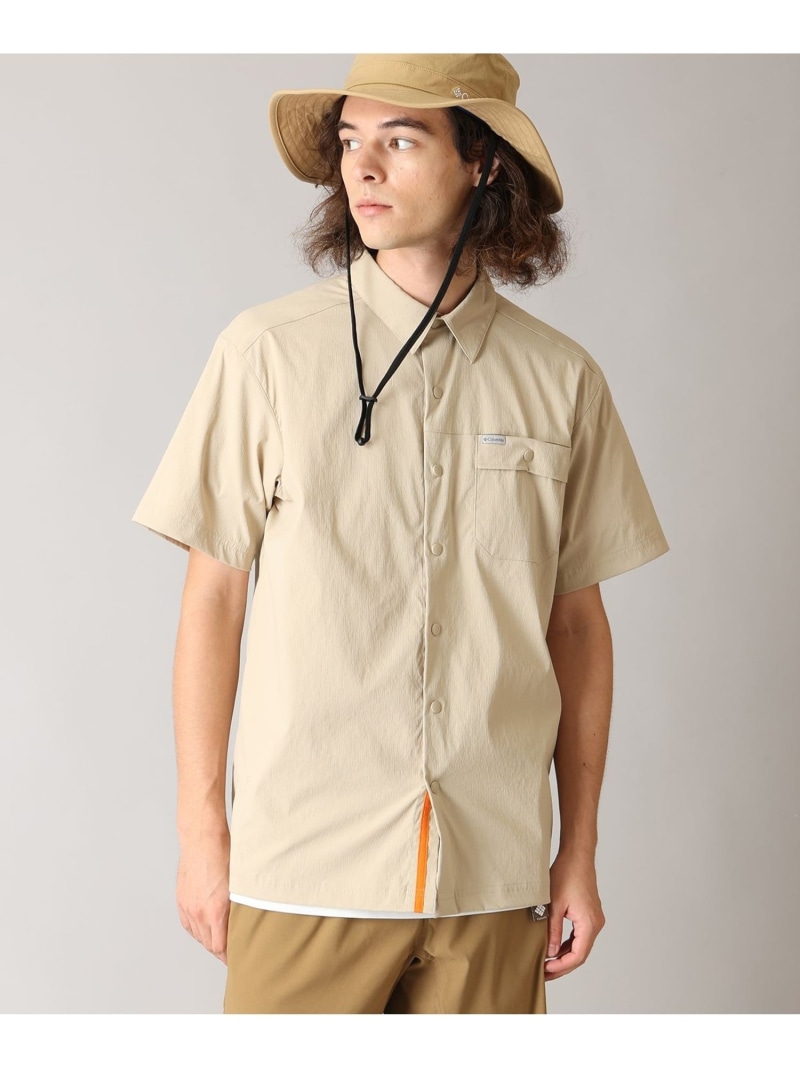 Columbia Columbia/ ランドローマーリップストップショートスリーブシャツII /コロンビア コロンビア トップス シャツ・ブラウス ブラック ベージュ ネイビー【送料無料】