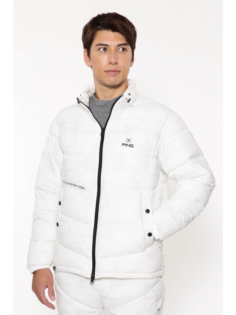 楽天市場】ピン PING ハイブリッド ダウンジャケット [Black×Black