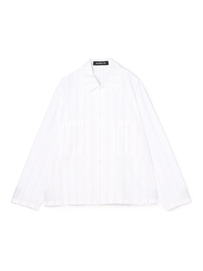 【SALE／40%OFF】GALERIE VIE 70/コットン 2ポケット シャツ トゥモローランド ジャケット・アウター その他のジャケット・アウター ブラック ホワイト ブルー【RBA_E】【送料無料】