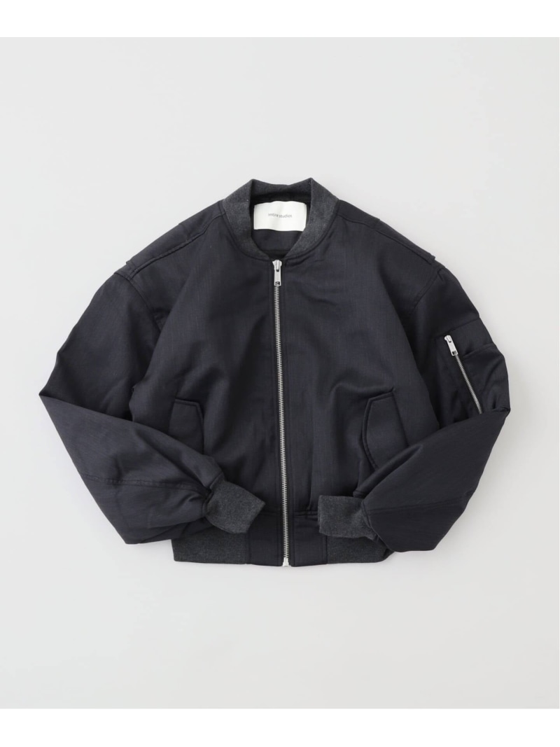 楽天市場】417 EDIFICE 【AFB / エーエフビー】STUDDED HOODED BOMBER