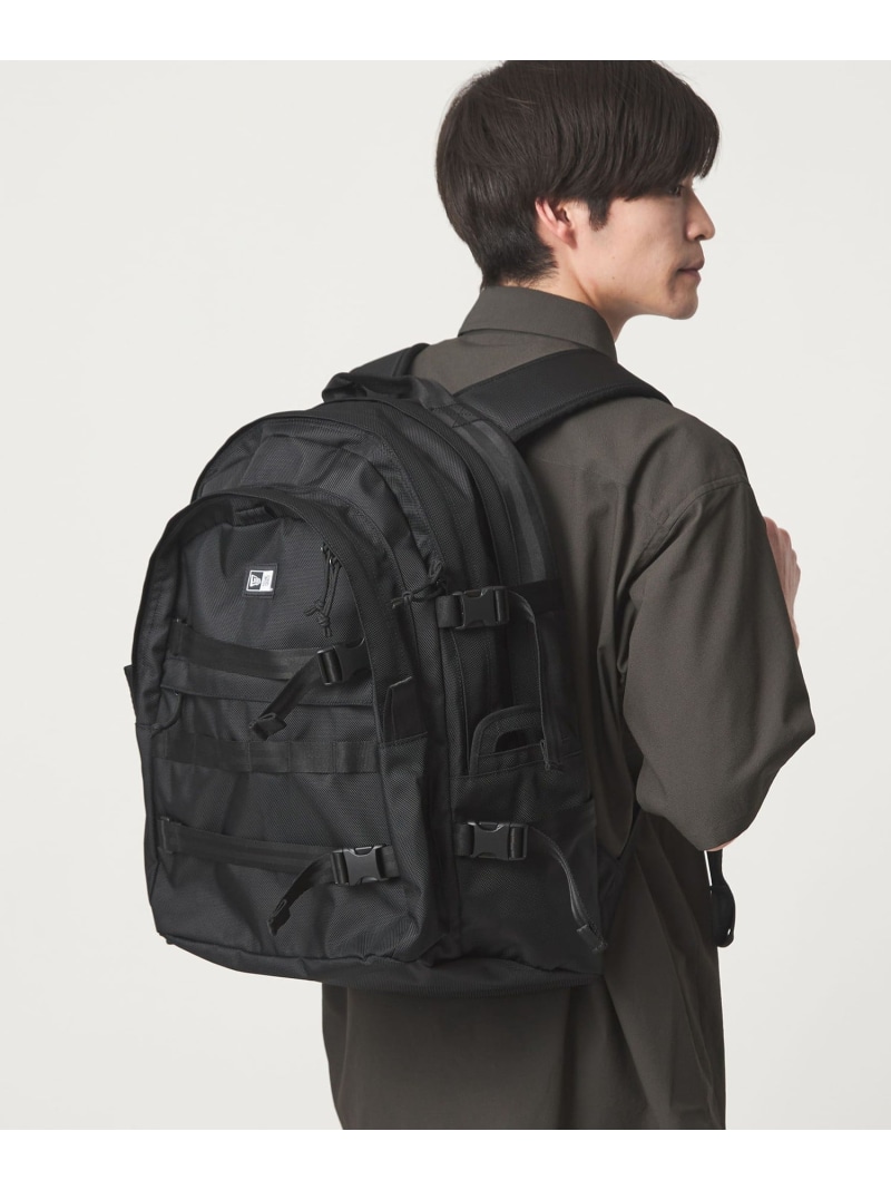 UNITED ARROWS green label relaxing ＜NEW ERA＞キャリアパック リュック ユナイテッドアローズ グリーンレーベルリラクシング バッグ リュック・バックパック ブラック【送料無料】