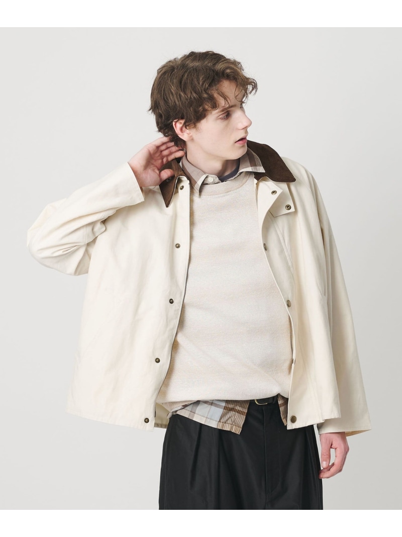 【SALE／30%OFF】BEAUTY\u0026YOUTH UNITED ARROWS 【別注】 ＜Barbour＞綿織物 リネン 運び 上衣 もの言う花＆若い衆 ユナイテッドアローズ ジャケット・アウター テーラードジャケット・ブレザー 白いこと 黒いこと【RBA_E】【貨物輸送無料】 コート・ジャケット-メンズファッション