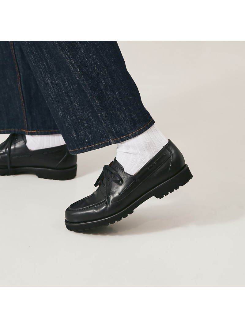 【SALE／20%OFF】alfredoBANNISTER 【WEB限定】3ホール デッキシューズ アルフレッド・バニスター シューズ・靴 モカシン・デッキシューズ ブラウン ブラック【RBA_E】【送料無料】