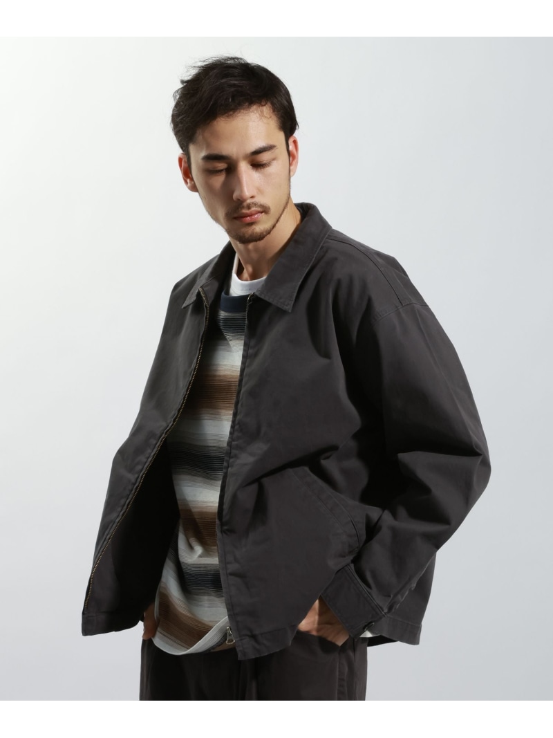 【SALE／20%OFF】BAYFLOW 【伸ばすこと】ヴィンテージライクチノジャケット[セットアップ可] ベイ流通 トップス 余分の物のトップス ベージュ 薄墨色【RBA_E】【貨物輸送無料】