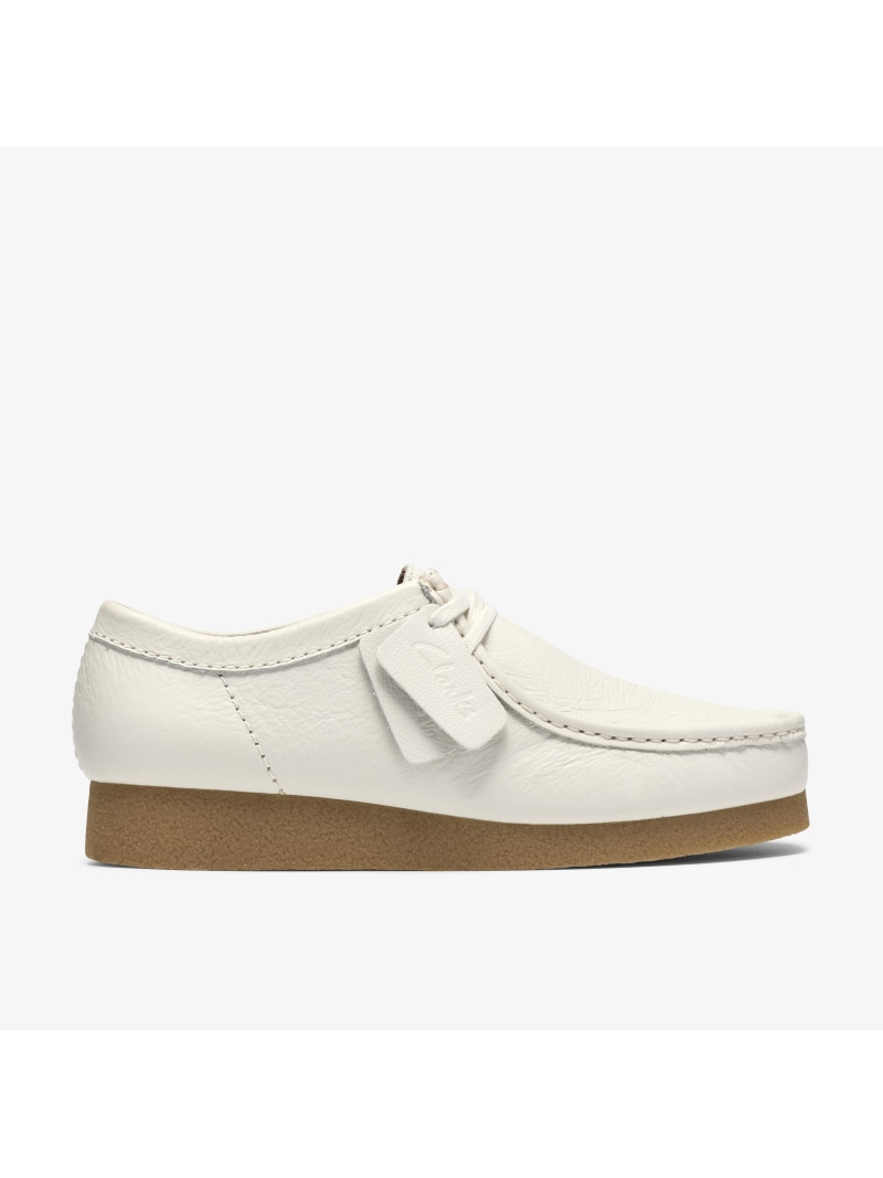 Clarks WallabeeEVO クラークス シューズ・靴 モカシン・デッキシューズ ホワイト【送料無料】