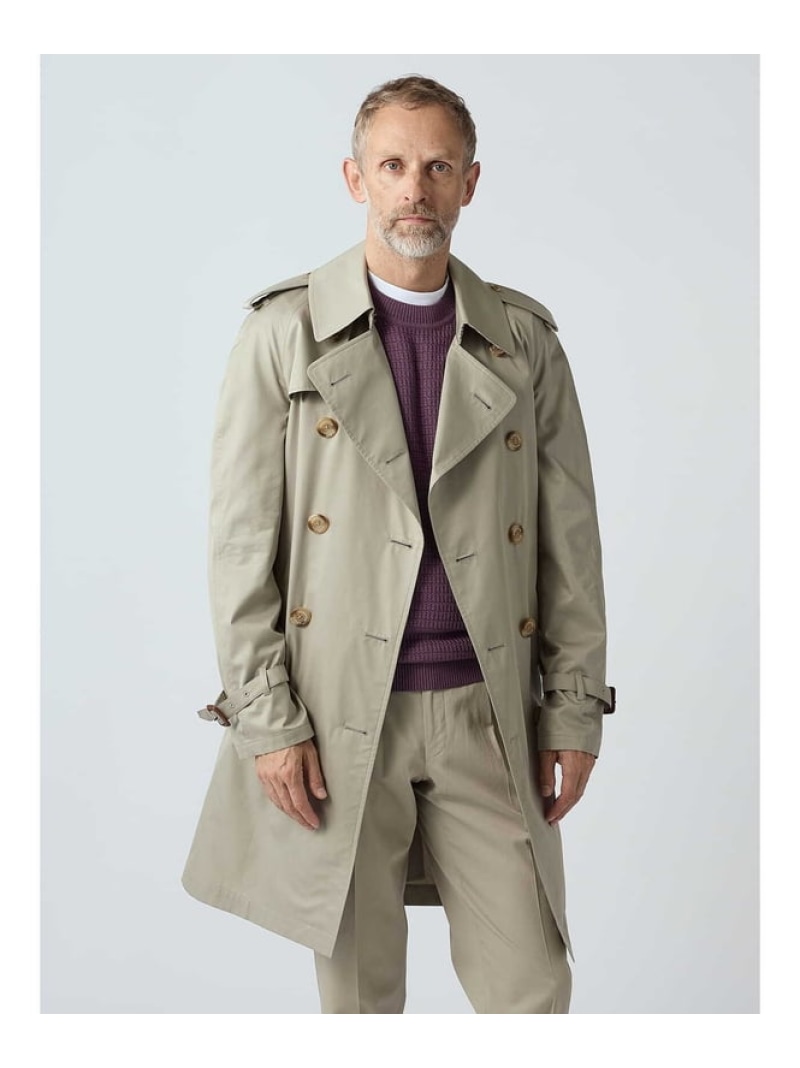 Aquascutum MEN <175th limited>Richmond アクアスキュータム ジャケット・アウター その他のジャケット・アウター パープル ベージュ【送料無料】| Fashion Men