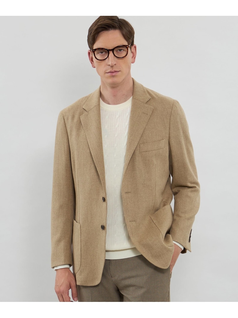 【SALE／67%OFF】MACKINTOSH LONDON 【WEB・一部店舗限定】 【Bottoli/ボットーリ】キャバリーツイルジャケット マッキントッシュ ロンドン ジャケット・アウター その他のジャケット・アウター ベージュ【RBA_E】【送料無料】