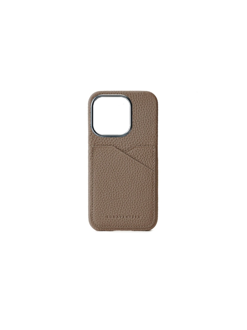 BONAVENTURA (iPhone15Pro)バックカバーケース シュリンクレザー ボナベンチュラ スマホグッズ・オーディオ備品 スマホ・経口避妊薬・パソコン容れもの/取りまかなう 青碧 さくら色 オレンジ色 ベージュ 米国海軍 薄墨色 黒いこと【貨物輸送無料】