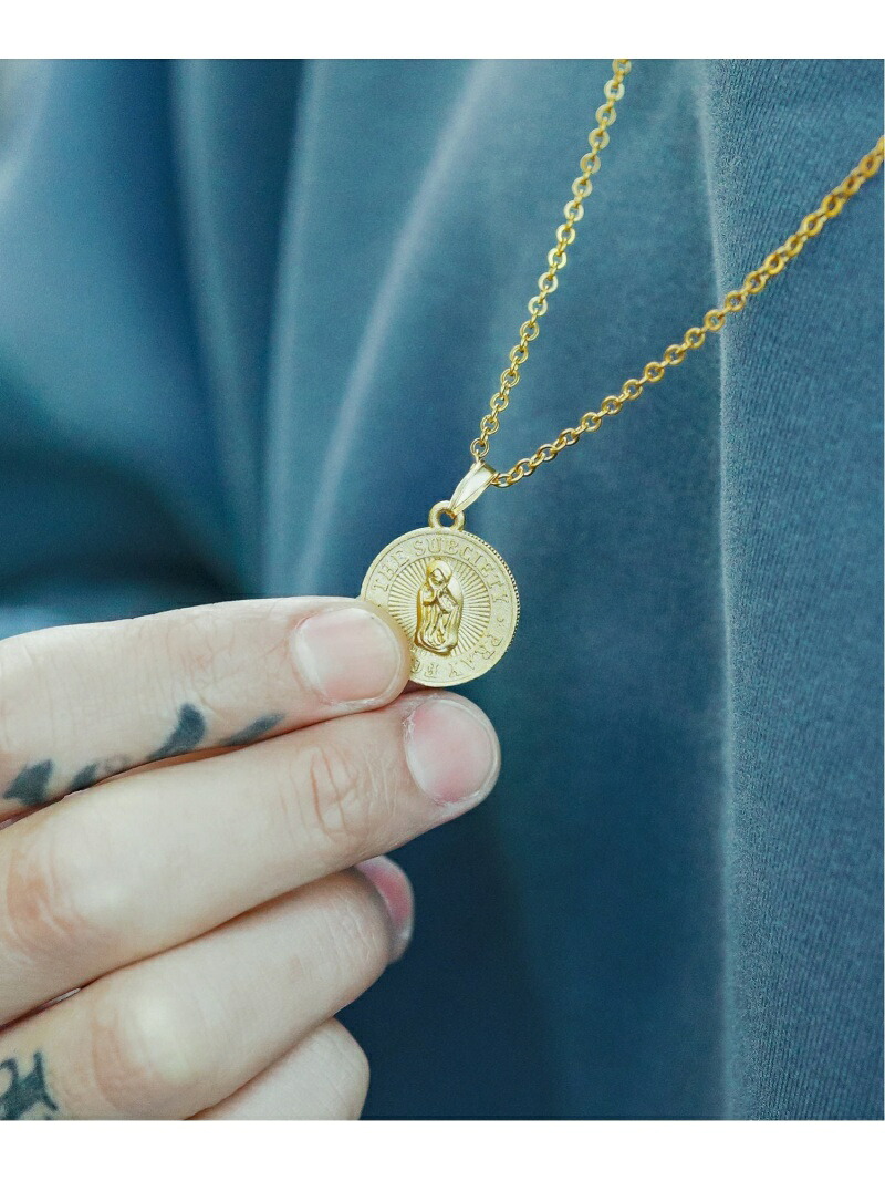 Subciety Subciety/(U)MARIA COIN NECKLACE サブサエティ 付属物・ウオッチ 首飾り しろがね色 ゴールド【貨物輸送無料】