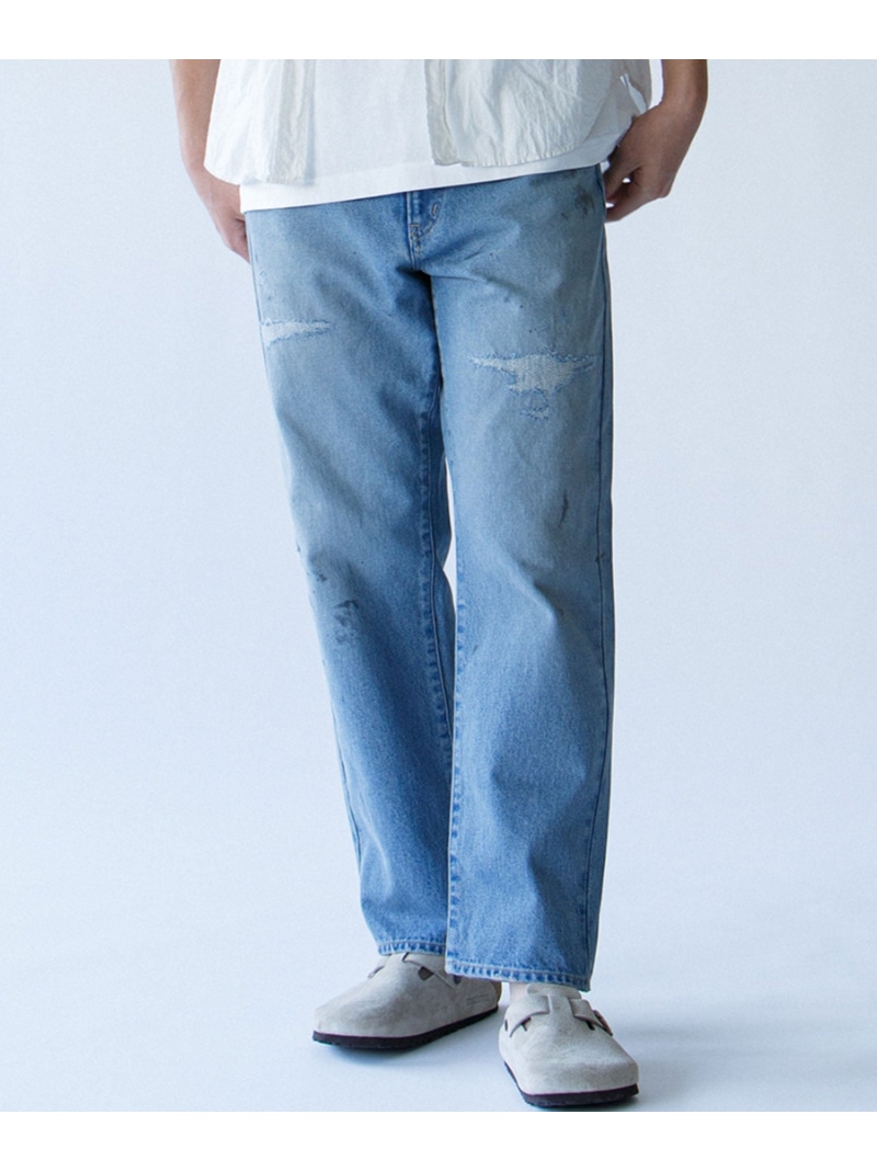 【SALE／40%OFF】Johnbull Private labo 13.5オンスデニムストレートジーンズ ジョンブルプライベートラボ パンツ ジーンズ・デニムパンツ ブルー【RBA_E】【送料無料】｜ Fashion Men