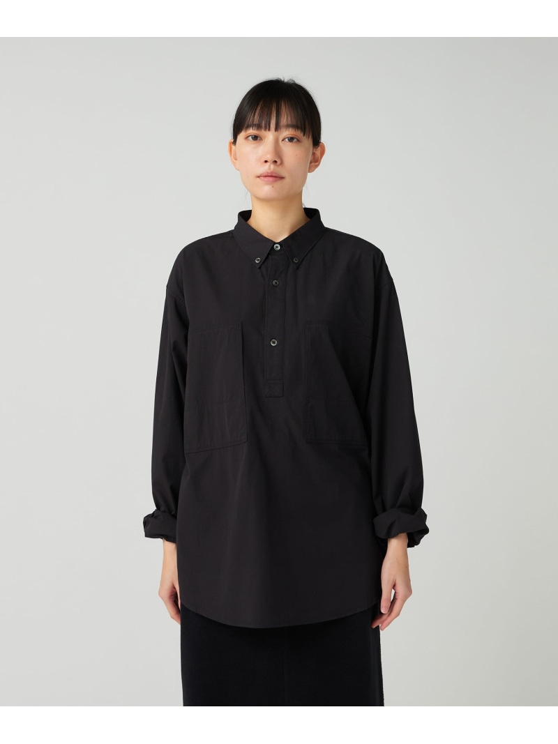 【SALE／20%OFF】Snow Peak Organic Cotton Pullover Shirt スノーピーク トップス シャツ・ブラウス ホワイト ブラック【RBA_E】【送料無料】