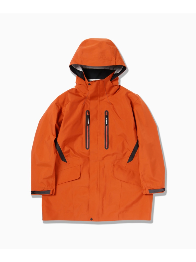 and wander rain proof coat アンドワンダー ジャケット・アウター その他のジャケット・アウター レッド ブラック カーキグリーン【送料無料】｜ Fashion Men