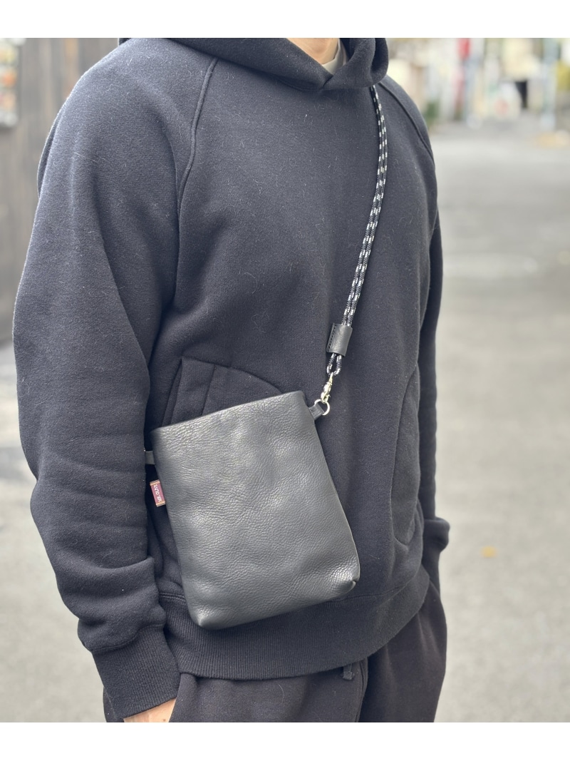 MR.OLIVE IMPERMA-LEATHER / TINY SACOCHE TRAIL ミスターオリーブ バッグ ショルダーバッグ ブラック ブラウン【送料無料】